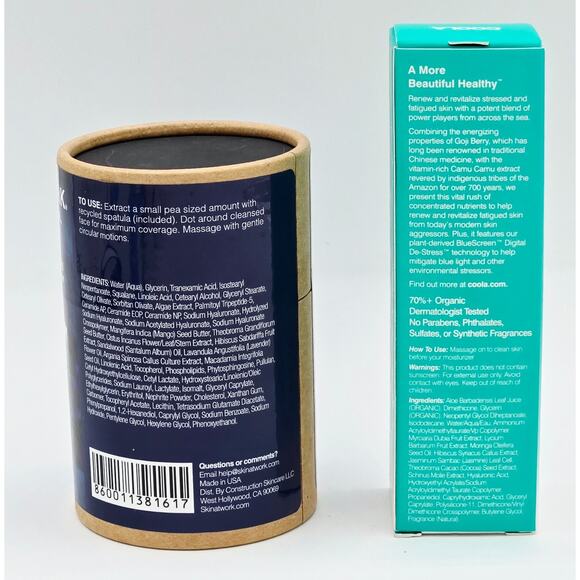 Skin At Work- The Time Keeper Repair Cream & Coola- Vital Rush Repair Serum - Picture 2 of 4